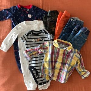 6 month baby boys clothing bundle